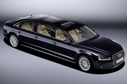 Компания Audi представила удлинённую версию и без того не короткого седана A8 L (фото)