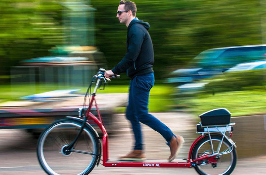 Первый в мире пешеходный электрический велосипед (ВИДЕО)