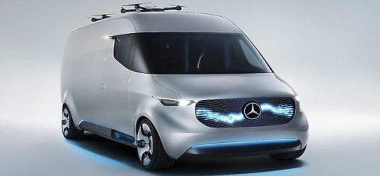 Концерн «Daimler AG» представил курьерский фургон будущего Vision Van (ВИДЕО)