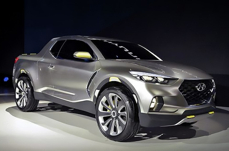 Hyundai планирует выпустить свой первый пикап через два года на базе концепта Santa Cruz