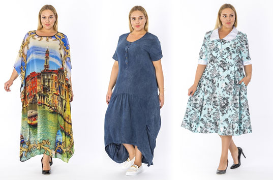 Модные платья больших размеров 2019: со вкусом укомплектованный гардероб