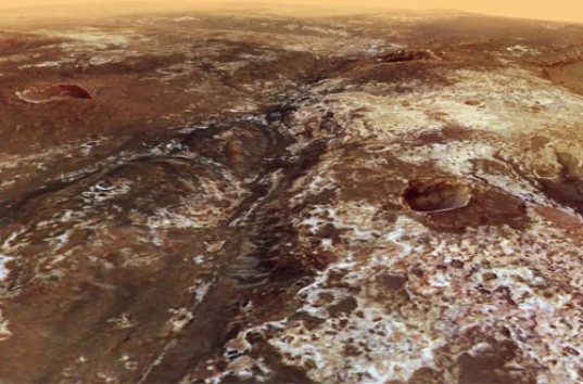 ESA показало видео полета над Долиной Мавра на Марсе (ВИДЕО)