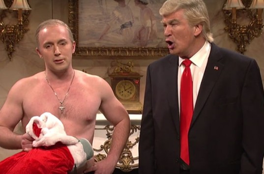 Сеть «взорвала» пародия, как Путин залез к Трампу через камин на Рождество (ВИДЕО)