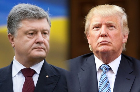 Дональд Трамп не ответил на приглашение о встрече с Петром Порошенко