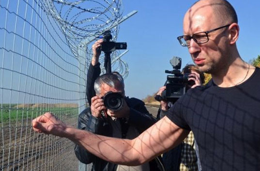 Стену «Яценюка» на границе с Россией не построили даже на одну треть