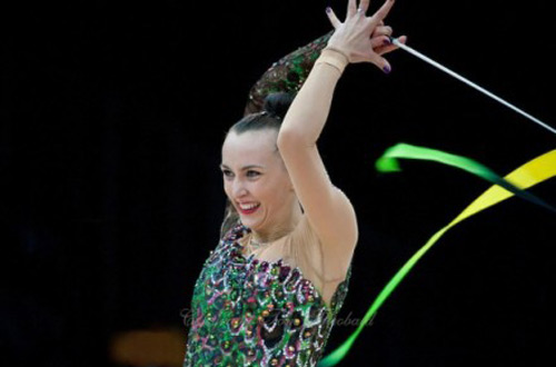 Украинская гимнастка Анна Ризатдинова завоевала четыре медали на Кубке мира