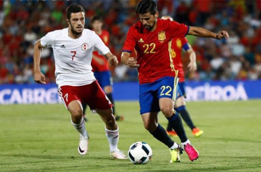 Национальная сборная Испании проиграла Грузии накануне старта Евро-2016 (ВИДЕО)