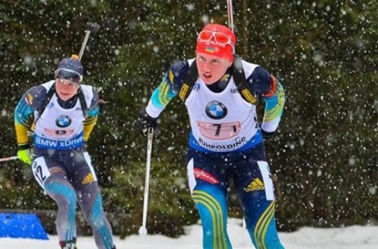 Украинка Анастасия Меркушина выиграла спринт на Кубке IBU