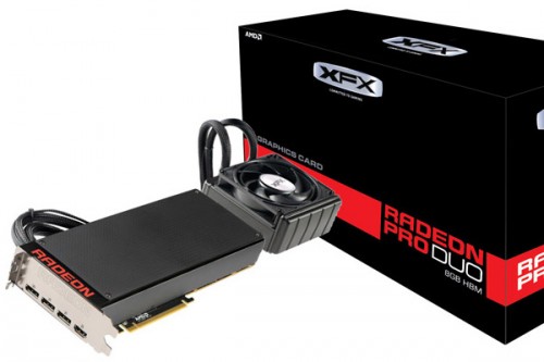 Sapphire и XFX первыми анонсировали модели видеокарт Radeon Pro Duo (фото)