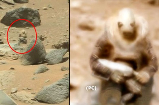 Фотография марсианского солдата от марсохода Curiosity вызвала споры в социальных сетях