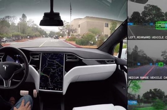 Компания Tesla обнародовала видео, демонстрирующее работу системы автопилота (ВИДЕО)