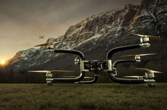 Новый норвежский дрон способен с лёгкостью транспортировать людей (ВИДЕО)