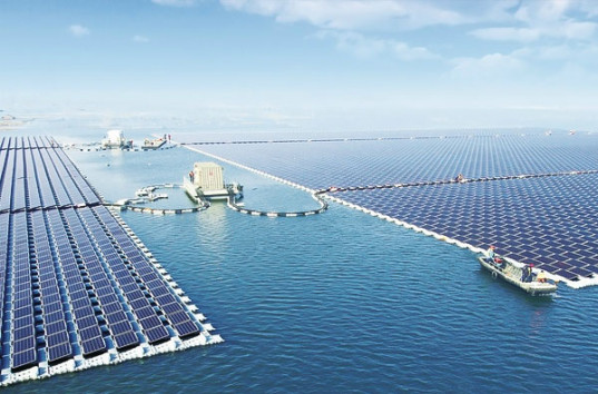 Самая большая в мире плавучая солнечная электростанция запущена в эксплуатацию