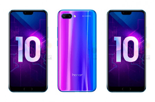 Появились официальные изображения и характеристики флагманского смартфона Honor 10