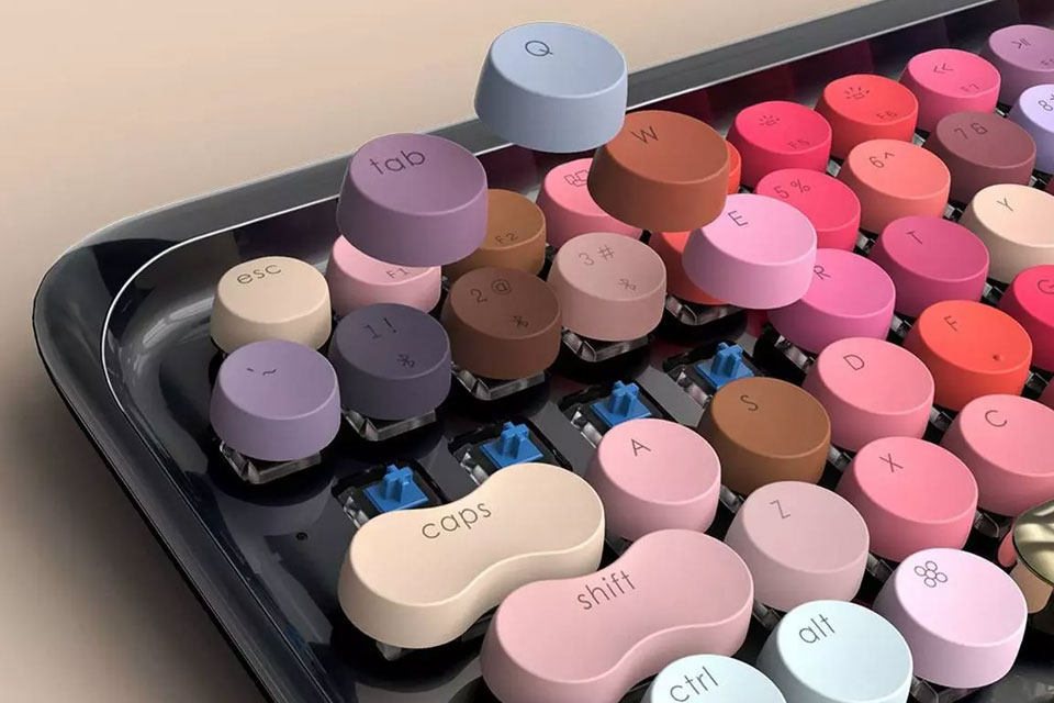 Xiaomi начала продажи женской механической клавиатуры Lofree Lipstick Mechanical Keyboard