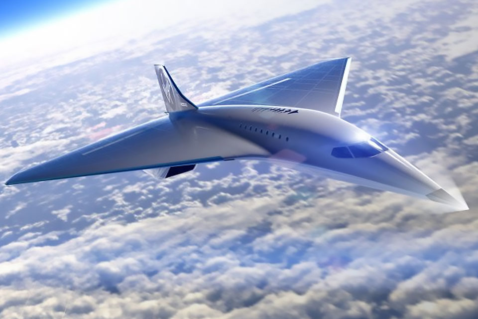 Представлен концептуальный пассажирский самолет Virgin Galactic:  скорость 3672 км/ч