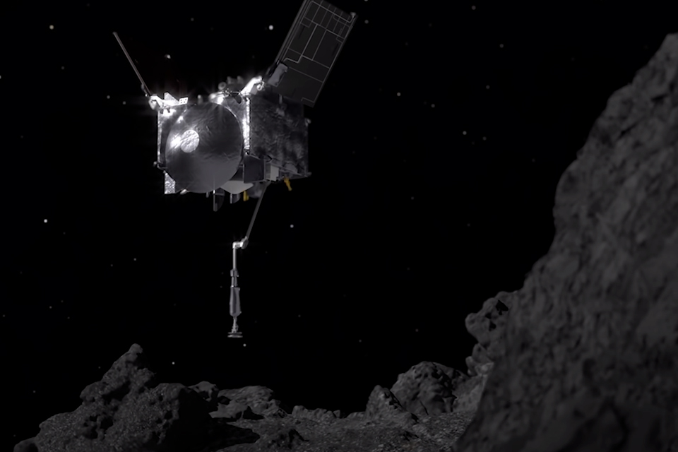 Посадка на астероид: уникальные кадры с космического зонда OSIRIS-REx (ВИДЕО)