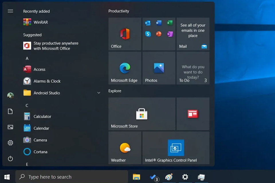 В новой Windows 10 «парить» будет не только меню Пуск, но также другие элементы интерфейса