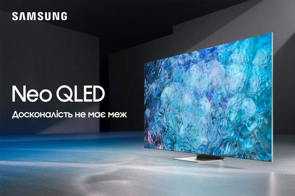Samsung начинает продажи телевизоров Neo QLED в Украине: за предзаказ дарят саундбар