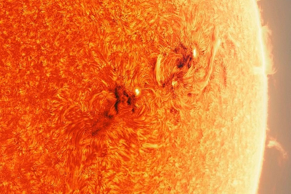 Создан детальный снимок Солнца на базе 150 тысяч фотографий