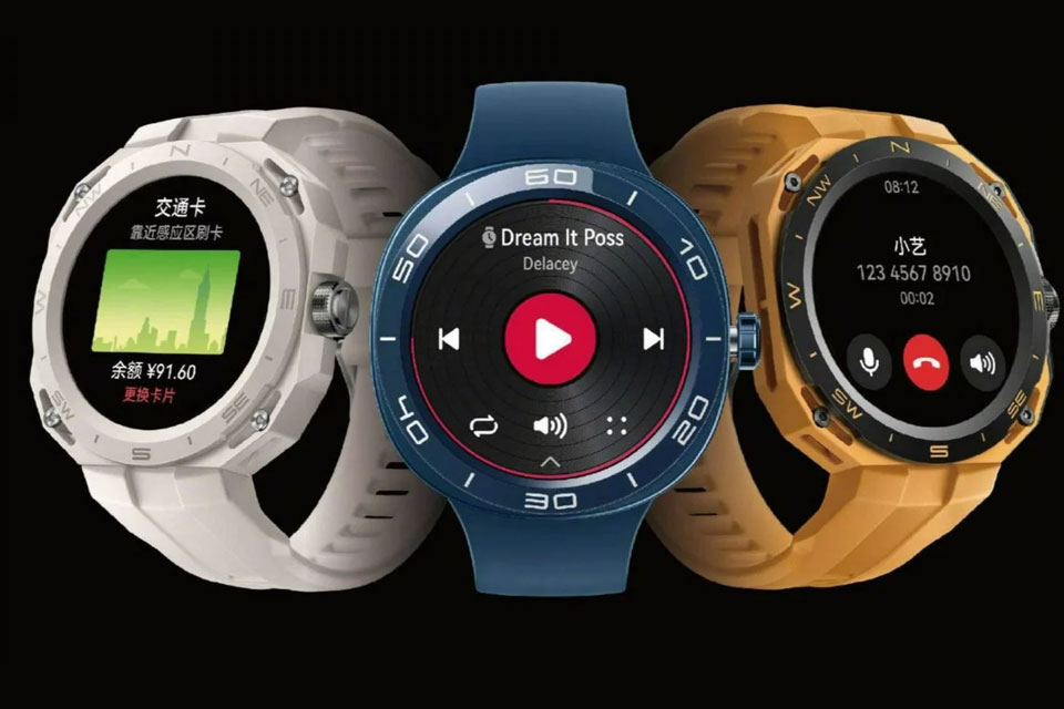 На мероприятии P50 Pocket S компания Huawei представила новые умные часы Watch GT Cyber