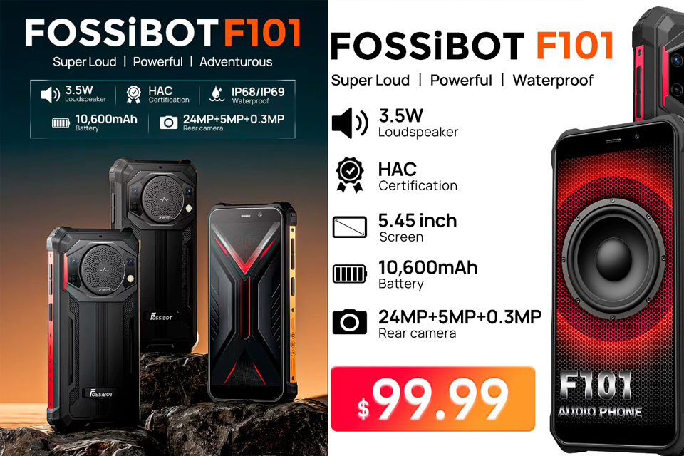 FOSSiBOT готовится выпустить на рынок свой первый защищенный смартфон FOSSiBOT F101