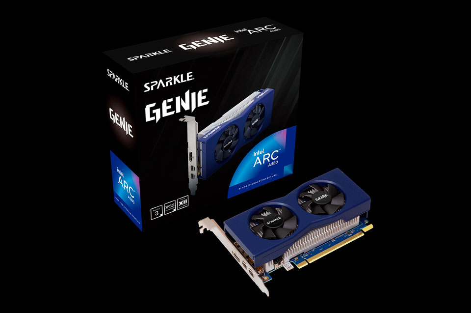 «Sparkle» готовит к выпуску две компактные интересные новинки на базе GPU Intel Arc