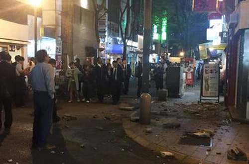 В Японии произошло землетрясение: один человек погиб и десятки раненых