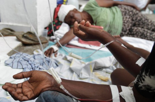 После урагана «Мэтью» на Гаити, от холеры начали умирать люди