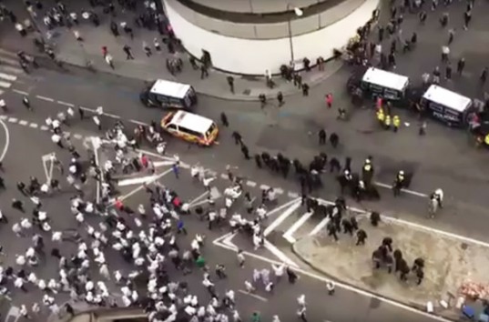 Польские фанаты устроили масштабные беспорядки в Мадриде (ВИДЕО)