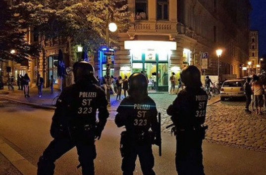 В массовой драке в Германии пострадали 15 полицейских