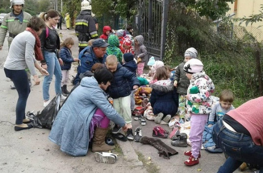 В детском садике Львова произошел пожар, детей эвакуировали (ВИДЕО)