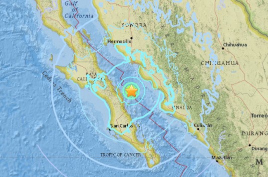 Срочно! В районе разлома Сан-Андреас (Калифорния) произошло землетрясение в 6.3 балла