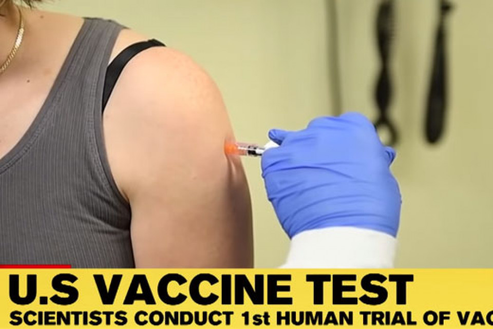 В США начали тестировать на людях вакцину от коронавируса: (ВИДЕО)
