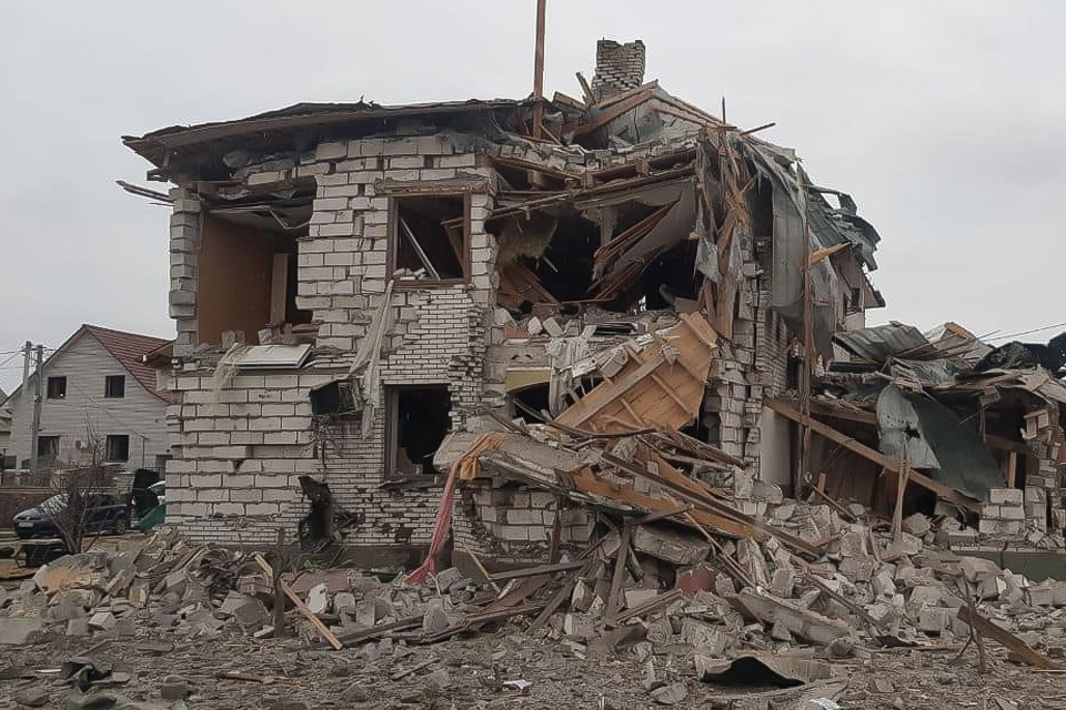 В г. Овруч Житомирской области разрушены 30 частных жилых домов, из них 5 полностью