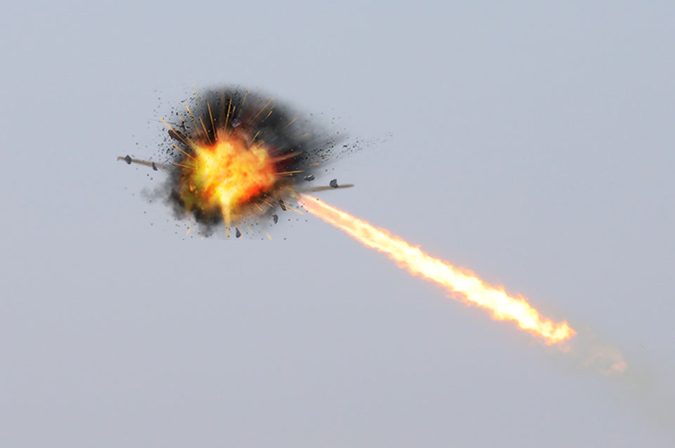 Все 14 вражеских воздушных целей были успешно уничтожены ПВО Украины