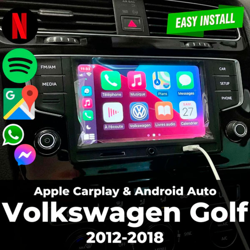 магнитола Volkswagen Golf Apple Carplay Android Auto