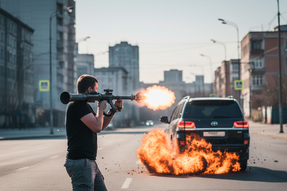 Toyota Land Cruiser выдержал попадание RPG: мэр Филиппин выжил