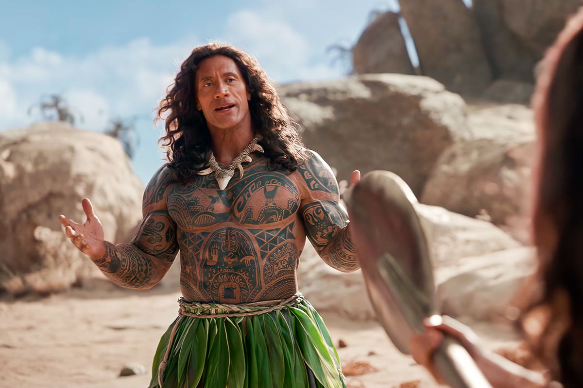 Дуэйн Джонсон «Скала» в трейлере игрового ремейка «Моаны»