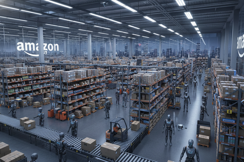 Amazon готовится сократить 14 000 сотрудников, зменив их роботами с AI