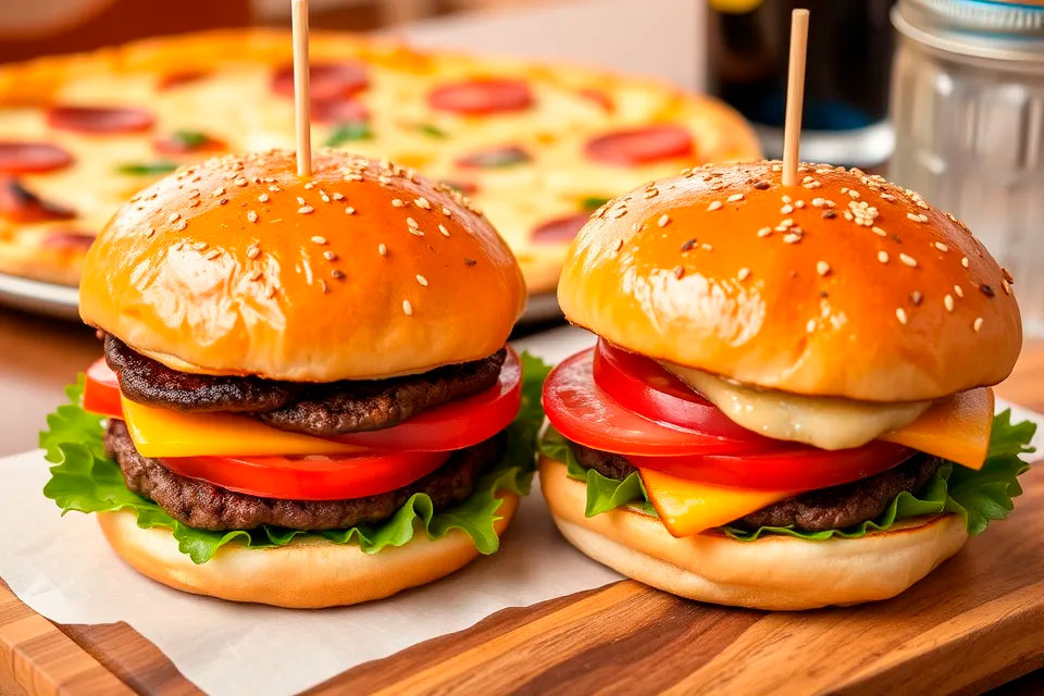 Быстрая еда с доставкой: бургеры и шашлык в Астане, Косшы, Кокшетау