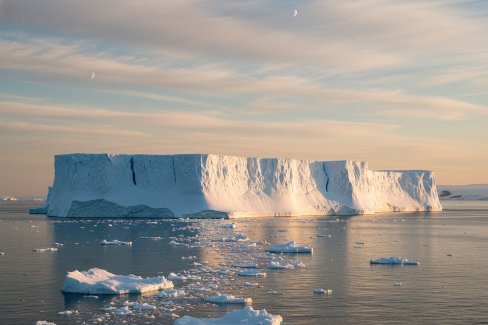 Самый большой айсберг в мире уменьшился на 67%