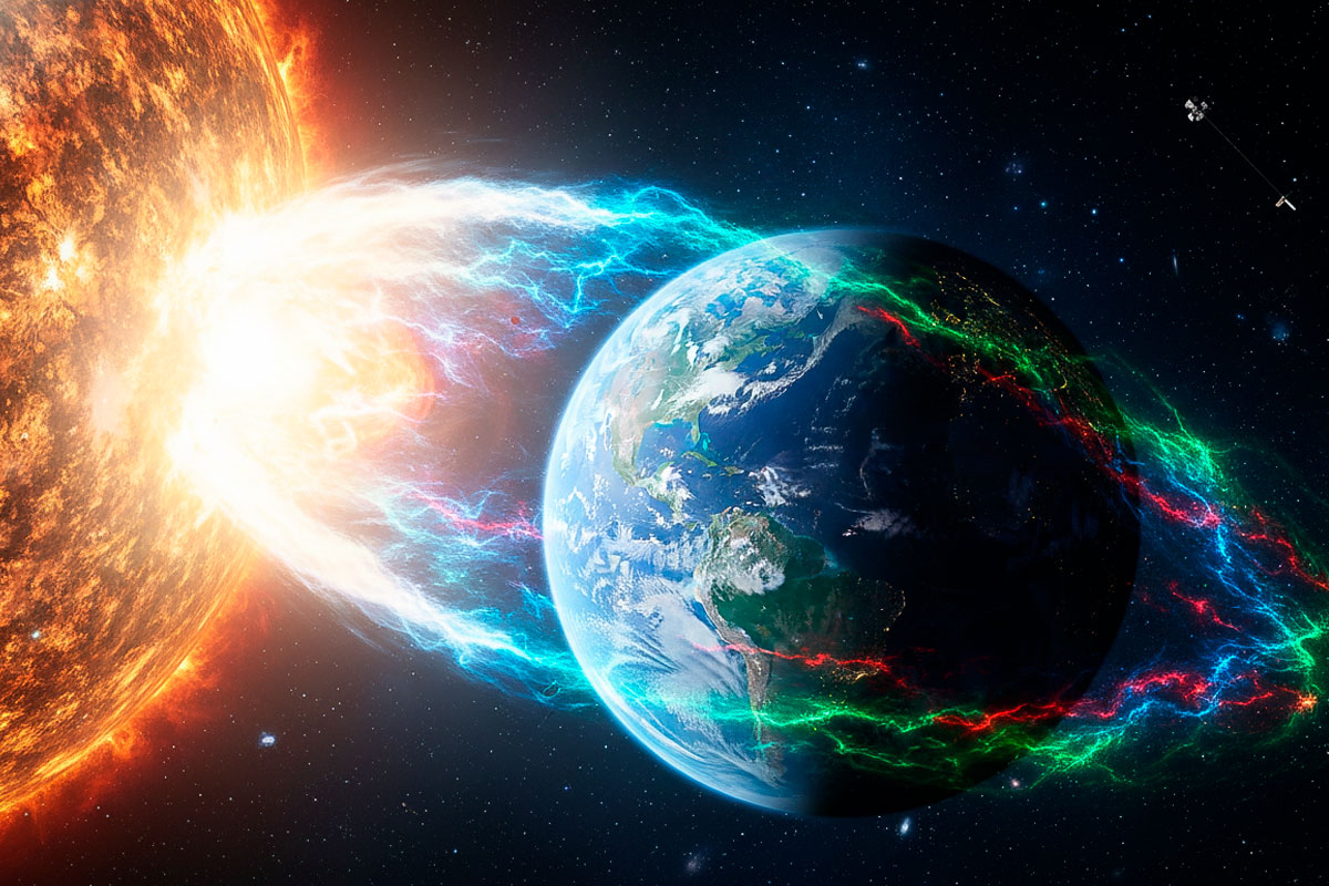 На Землю обрушилась мощная магнитная буря 6 баллов