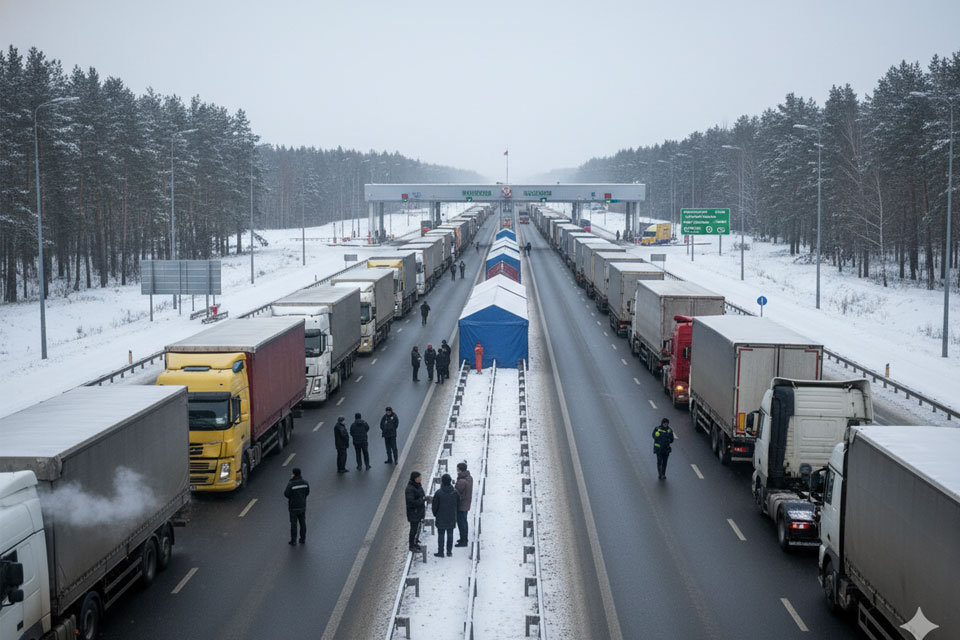 Литва досрочно открыла два пункта пропуска на границе с Беларусью