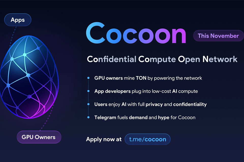 Telegram интегрирует Cocoon: приватный ИИ на распределенных GPU