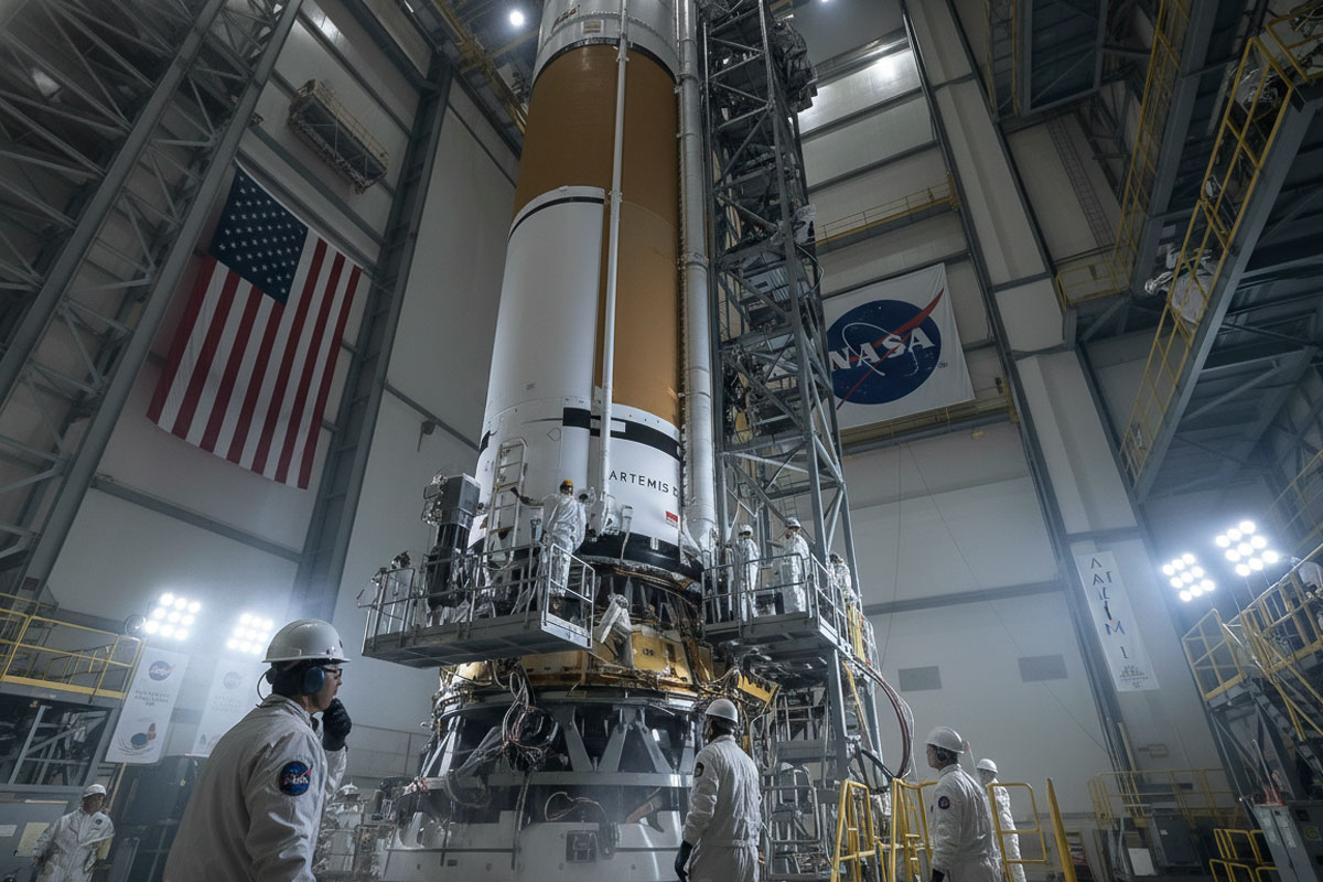 Артемида-2: начинается обратный отсчет миссии полета к Луне