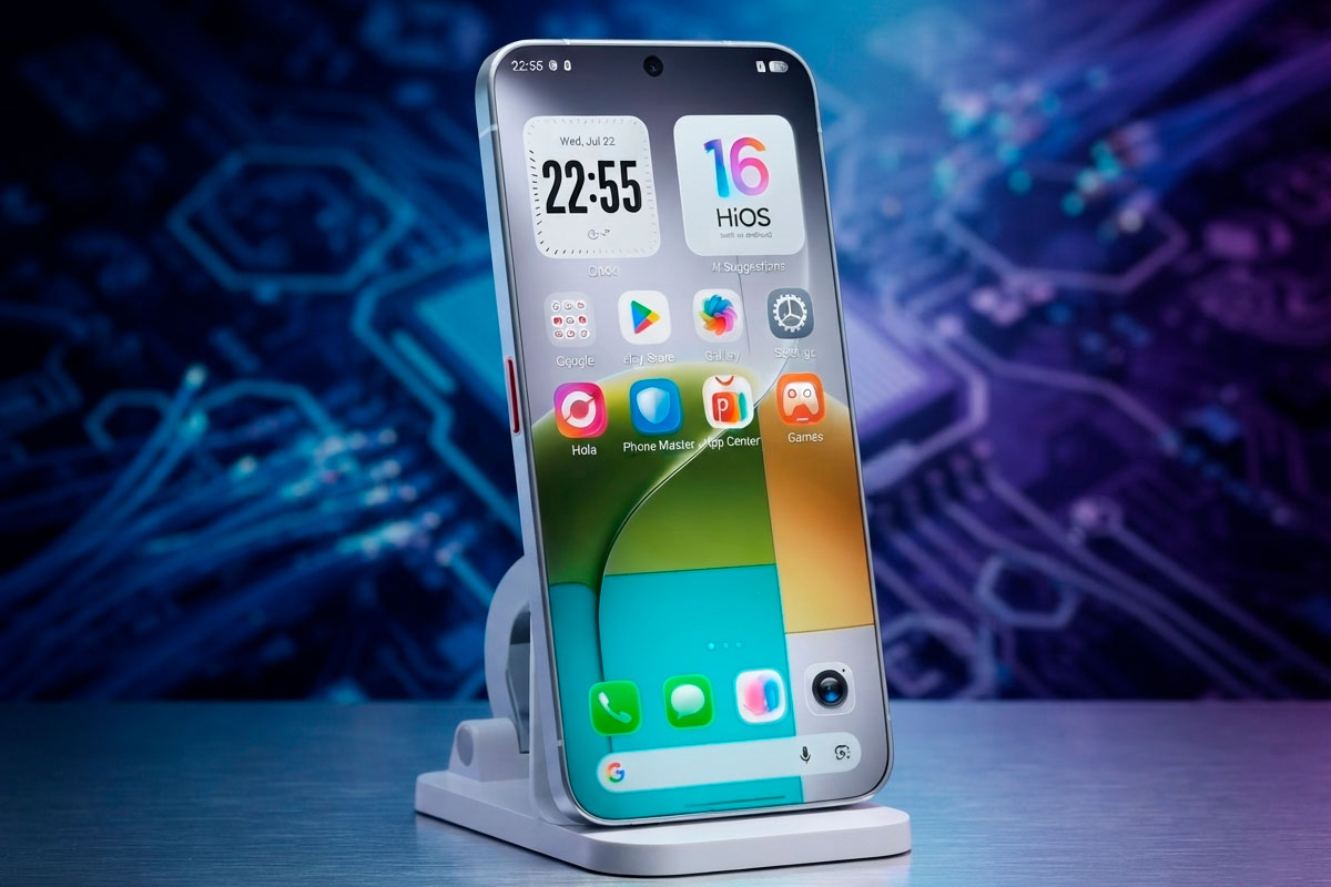 Tecno готовит смартфон с эффектом полностью безрамочного дисплея