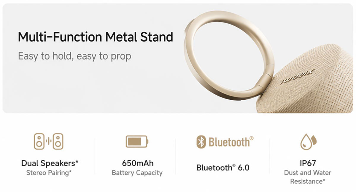 Xiaomi представила компактную магнитную колонку для iPhone