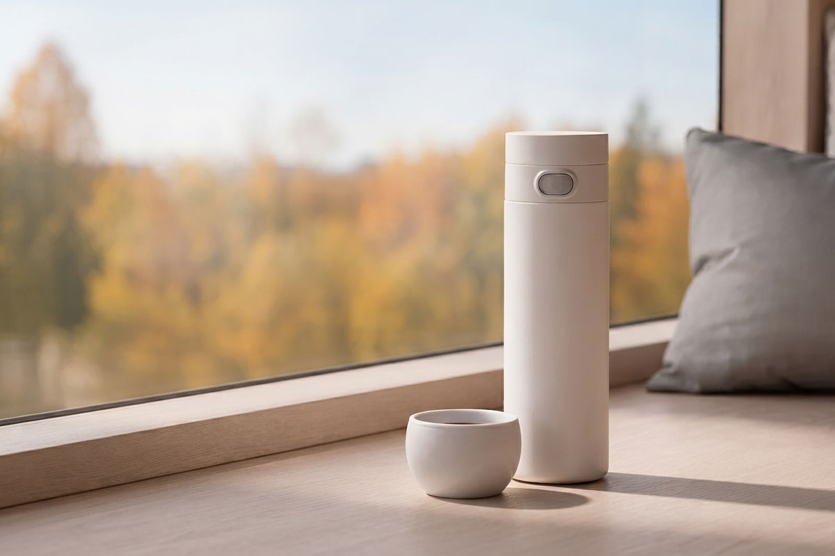 Mijia Flip-Lid Insulated Mug 2: термокружка за $11 на 500 мл