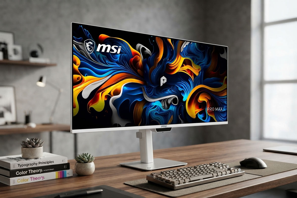 MSI PRO MAX 341QPXW14G: белый QD-OLED на 34 дюйма 144 MHz